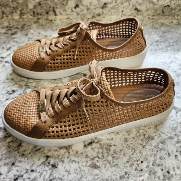 Michael Kors Shoes Michael Kors Olivia Woven Sneaker Womens